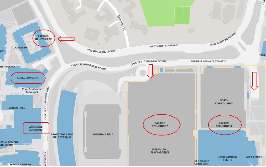 Conference Map and Parking Administrative Management Group (AMG)