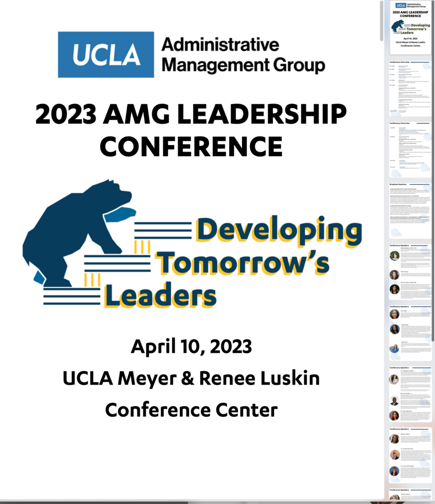 2023 Annual Leadership Conference Administrative Management Group Amg 6346